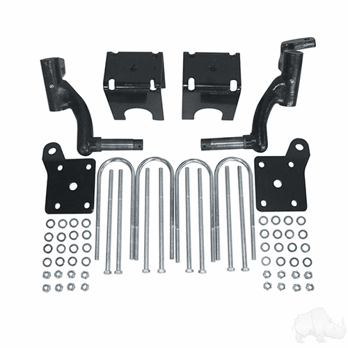RHOX 6" Drop Spindle Lift Kit, E-Z-Go TXT Gas 01.5-08.5 & Electric 01.5+