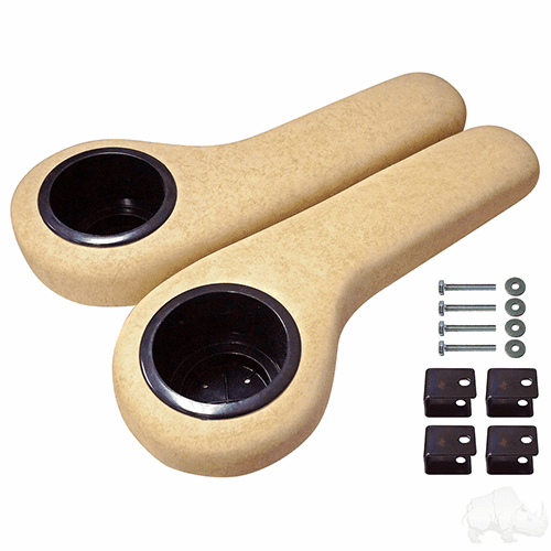 RHOX Arm Rest with Cup Holder Set, Beige