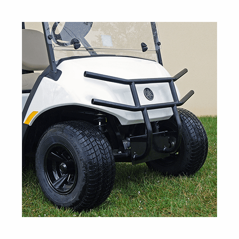 RHOX Brush Guard, Black Powder Coat, Steel Front, Yamaha Drive2