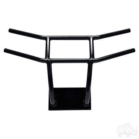 RHOX Brush Guard, Front Black Powder Coat Steel, Club Car Tempo