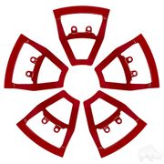 RHOX Color Wheel Inserts for RX389, BAG of 5, Red