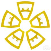 RHOX Color Wheel Inserts for RX389, BAG of 5, Yellow