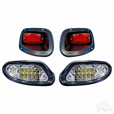 RHOX LED Factory Style Light Kit w/ Plug and Play Harness, E-Z-Go TXT 14+, 12-48V