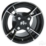 RHOX RX176, Machined Black, 10x7 -25