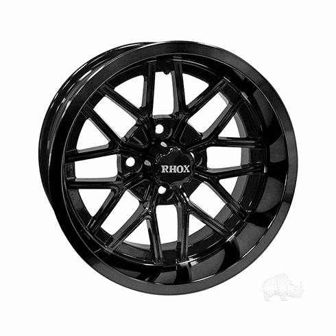 RHOX RX281, Gloss Black, 14x7 ET-25