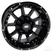 RHOX RX389, Gloss Black, 14x7 ET-25