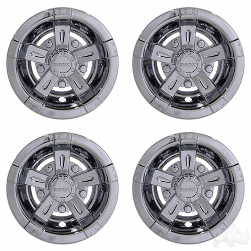 RHOX Wheel Cover, SET OF 4, 8" Vegas Chrome