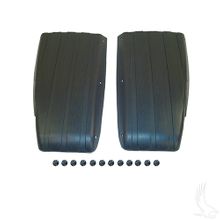 Scuff Guard, SET OF 2 w/ Rivets, Black, Club Car DS 81+