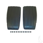 Scuff Guard, SET OF 2 w/ Rivets, Black, Club Car DS 81+