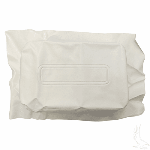 Seat Back Cover, White, Club Car 00 & down