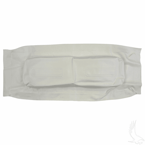 Seat Back Cover, White, Club Car Trans/Utility