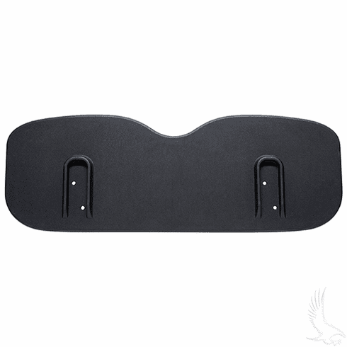 Seat Back Shell, Black Plastic, E-Z-Go TXT 14+