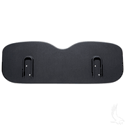 Seat Back Shell, Black Plastic, E-Z-Go TXT 14+