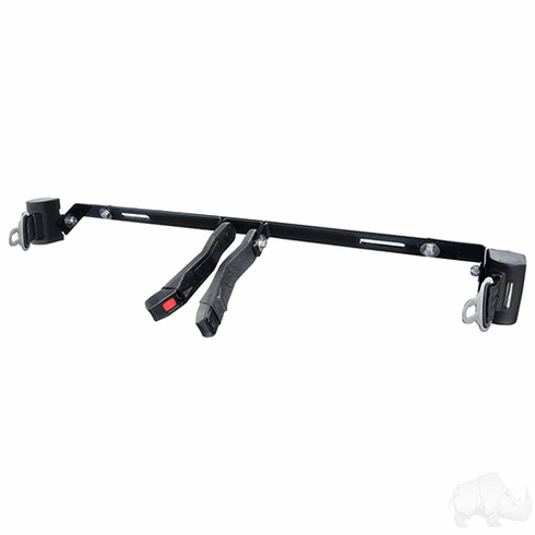 Seat Belt Kit includes: (2) 42" Fully Extended Seat Belts, Bracket and Hardware