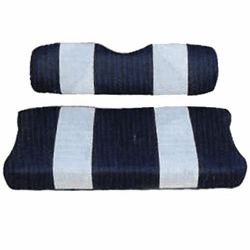 SEAT CUSHION SET,NAVY/WHTE,FRONT,YAM G11/G16-G22