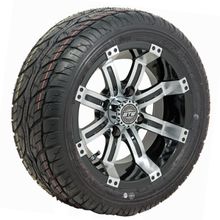 Set of (4) 12 inch GTW Tempest Wheels on Lo-Pro Street Tires