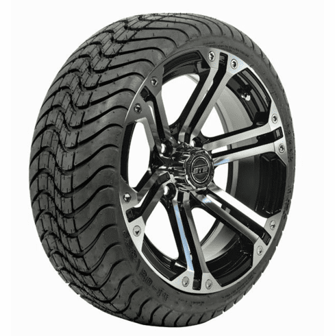 Set of (4) 14 inch GTW Specter Wheels on GTW Lo-Pro Street Tires
