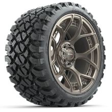 Set of (4) 15" MadJax Flow Form Evolution Matte Bronze Wheels with GTW Nomad Off Road Tires