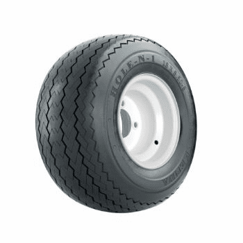 Set of (4) 8 inch White Steel Wheels on Mounted on Kenda Tires