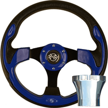 Club Car DS Blue Rally Steering Wheel Kit 1982-Up