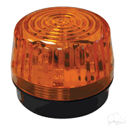 LED Strobe Light, Amber, 12-24VDC