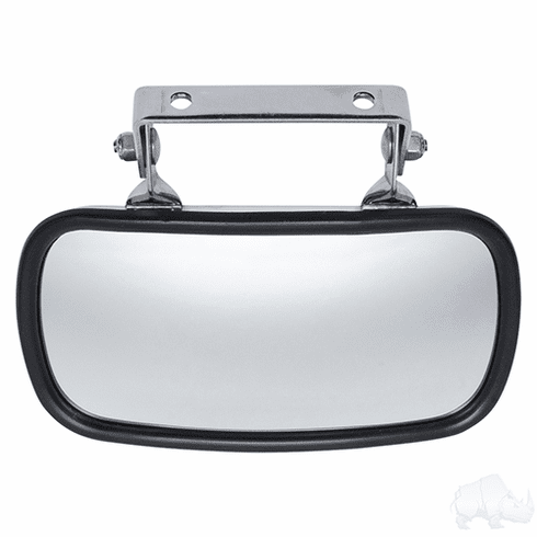 Universal 180 Degree Convex Roof Mount Mirror, Stainless