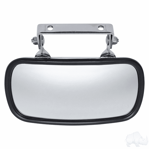 Universal 180 Degree Convex Roof Mount Mirror, Stainless