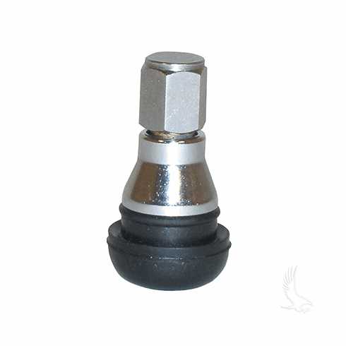 Valve Stem w/ Chrome Sleeve and Dome Cap