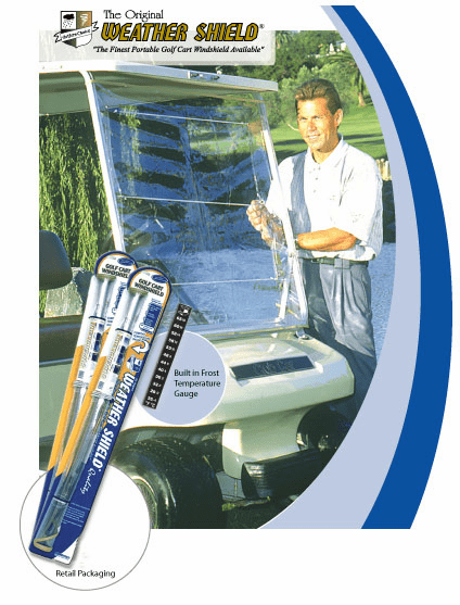WeatherShield Golf Cart Windshield 