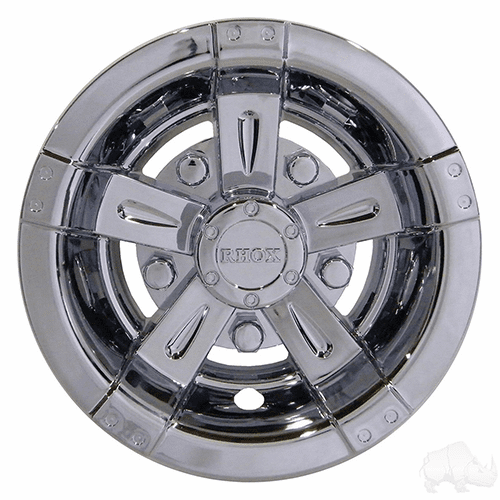 Wheel Cover, 8" Vegas Chrome