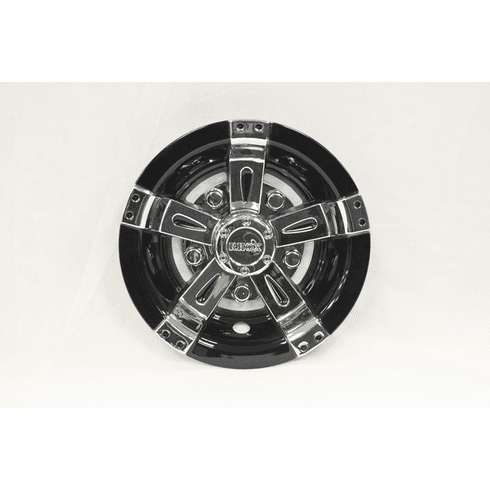 Wheel Cover - Vegas Black and Chrome
