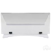 Windshield, 1/4" Impact Modified Clear 2 Piece, Yamaha Drive