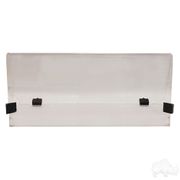 Windshield, Impact Modified Clear 2 Piece, Club Car DS New Style 00+
