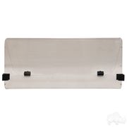 Windshield, Impact Modified Clear 2 Piece, Club Car DS Old Style 84-99