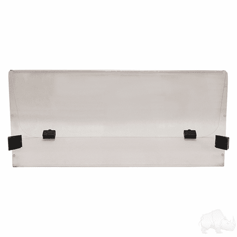 Windshield, Impact Modified Clear 2 Piece, Club Car DS New Style 00+