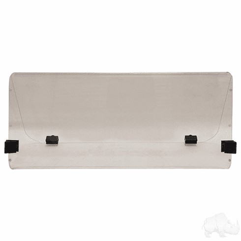 Windshield, Impact Modified Clear 2 Piece, Club Car DS Old Style 84-99