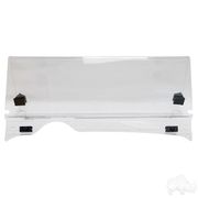 Windshield, Impact Modified Clear 2 Piece, E-Z-Go RXV 08-23