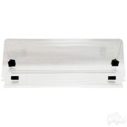 Windshield, Impact Modified Clear 2 Piece, E-Z-Go TXT 14+