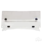 Windshield, Impact Modified Clear 2 Piece, Yamaha Drive