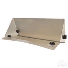 Windshield, Impact Modified Tinted 2 Piece, E-Z-Go Express Cowl w/ Standard Top & 3/4" Strut