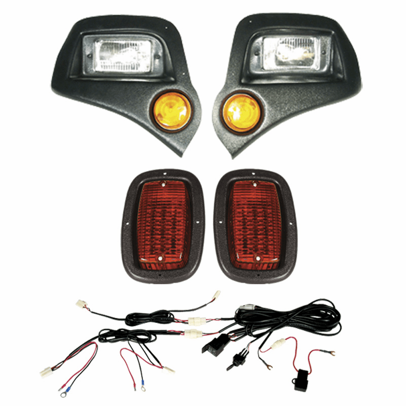 Ya G14-22 Light Kit Headlights,LED Taillights, Harness-black