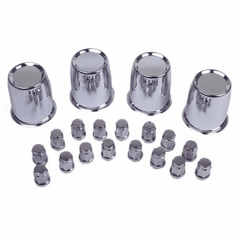 Yamaha Chrome Wheel Dress-Up Kit (12mm Metric)