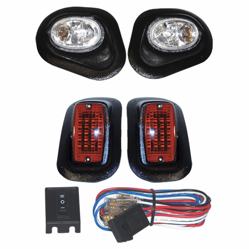 Yamaha Drive Headlights,LED Taillights, Harness Kit- Black