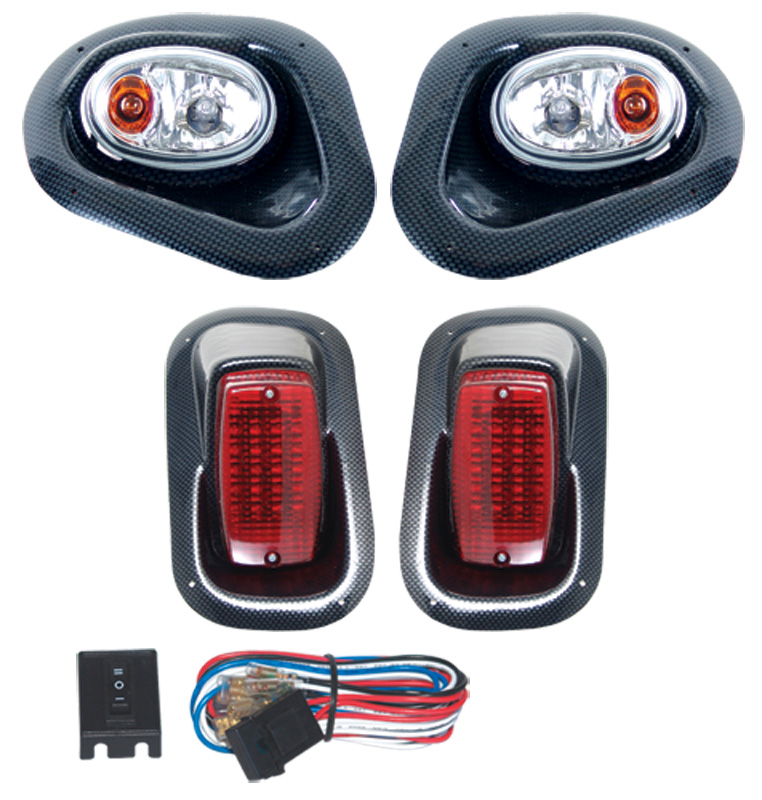 Yamaha Drive Headlights, LED Taillights, Harness KitCF