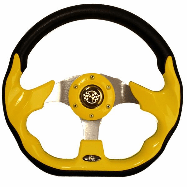 Yellow Racer Steering Wheel