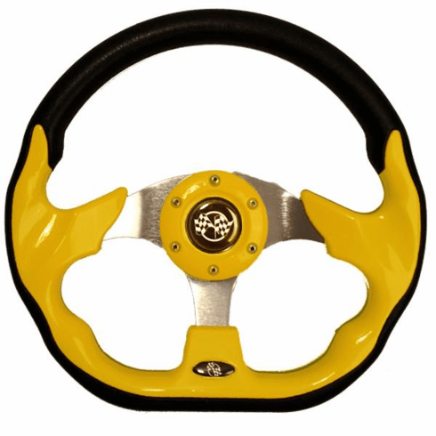 Yellow Racer Steering Wheel
