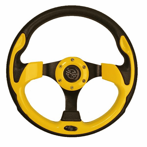 Yellow Rally Steering Wheel