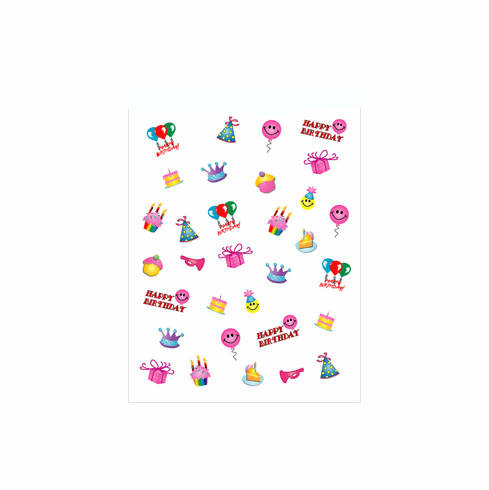 Birthday Nail Decal