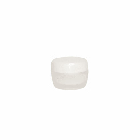 Frosted Glass Jar<BR>