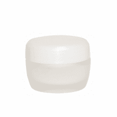 Frosted Glass Jar<BR>